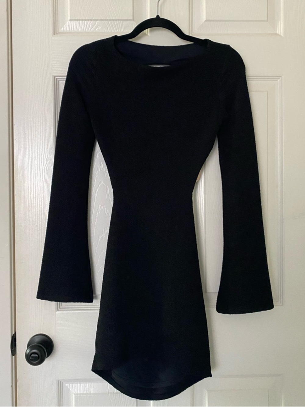 Camila Coelho Like-New | Elena Mini Dress in Black - Picture 4 of 15